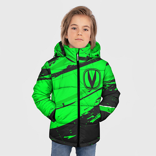 Зимняя куртка для мальчика Changan sport green / 3D-Черный – фото 3