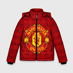 Куртка зимняя для мальчика Manchester United, цвет: 3D-красный