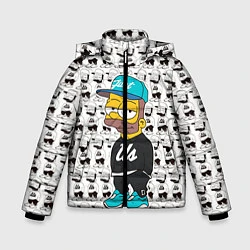 Куртка зимняя для мальчика Bart Just Us, цвет: 3D-черный