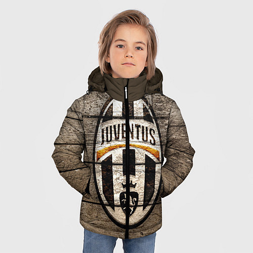 Зимняя куртка для мальчика Juventus / 3D-Светло-серый – фото 3