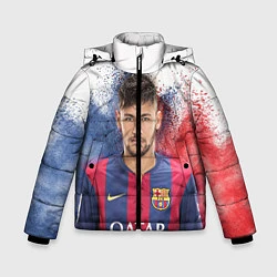 Куртка зимняя для мальчика Neymar FCB, цвет: 3D-черный
