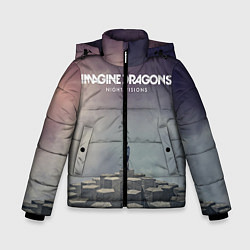 Куртка зимняя для мальчика Imagine Dragons: Night Visions, цвет: 3D-красный