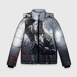 Куртка зимняя для мальчика Геральт, цвет: 3D-светло-серый