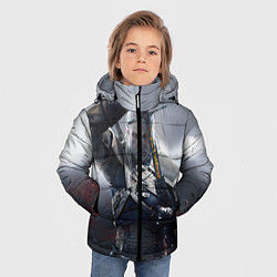 Куртка зимняя для мальчика Геральт, цвет: 3D-черный — фото 2