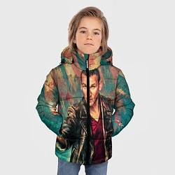 Куртка зимняя для мальчика Доктор кто, цвет: 3D-светло-серый — фото 2