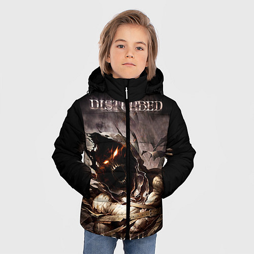 Зимняя куртка для мальчика Disturbed / 3D-Черный – фото 3