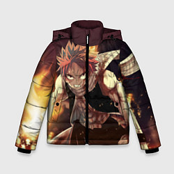 Куртка зимняя для мальчика Fairy tail, цвет: 3D-светло-серый