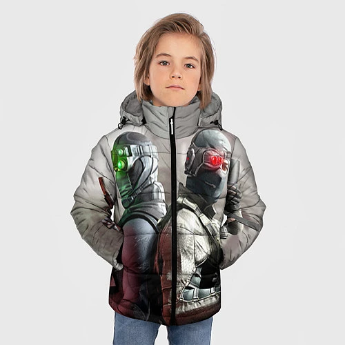 Зимняя куртка для мальчика Splinter Cell: Conviction / 3D-Черный – фото 3