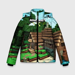 Зимняя куртка для мальчика Minecraft House