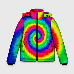 Зимняя куртка для мальчика Tie dye