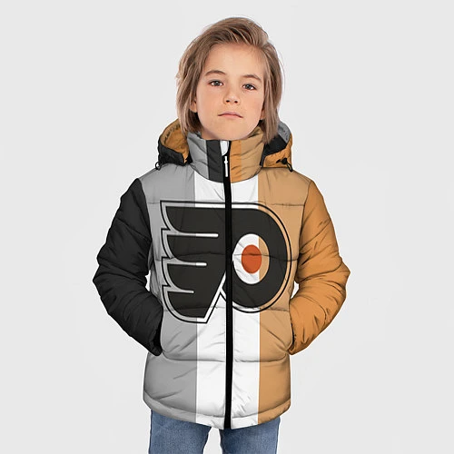 Зимняя куртка для мальчика Philadelphia Flyers / 3D-Черный – фото 3