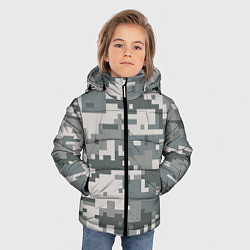 Куртка зимняя для мальчика Камуфляж, цвет: 3D-черный — фото 2