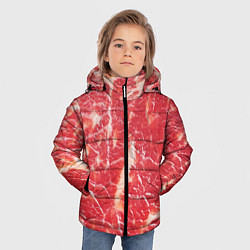 Куртка зимняя для мальчика Мясо, цвет: 3D-черный — фото 2