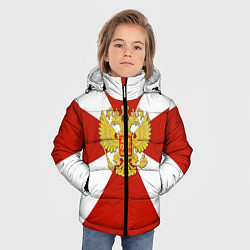 Куртка зимняя для мальчика Флаг ВВ, цвет: 3D-светло-серый — фото 2
