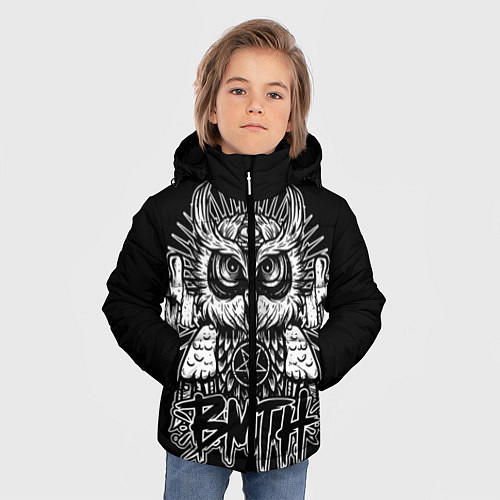 Зимняя куртка для мальчика BMTH Owl / 3D-Красный – фото 3