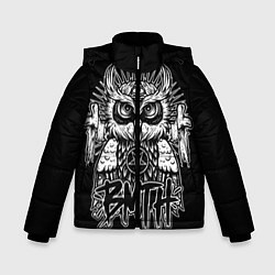 Куртка зимняя для мальчика BMTH Owl, цвет: 3D-черный