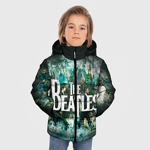 Зимняя куртка для мальчика The Beatles Stories / 3D-Черный – фото 3