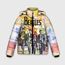 Куртка зимняя для мальчика The Beatles: Colour Spray, цвет: 3D-красный