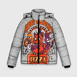 Куртка зимняя для мальчика Freddy Pizza, цвет: 3D-красный
