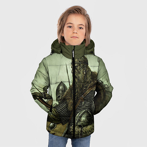 Зимняя куртка для мальчика Ватага / 3D-Черный – фото 3