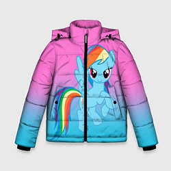 Куртка зимняя для мальчика My Little Pony, цвет: 3D-красный