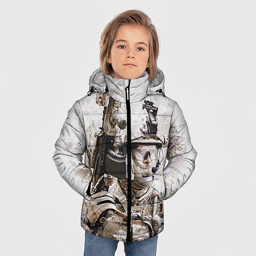 Зимняя куртка для мальчика ФСБ Альфа / 3D-Красный – фото 3