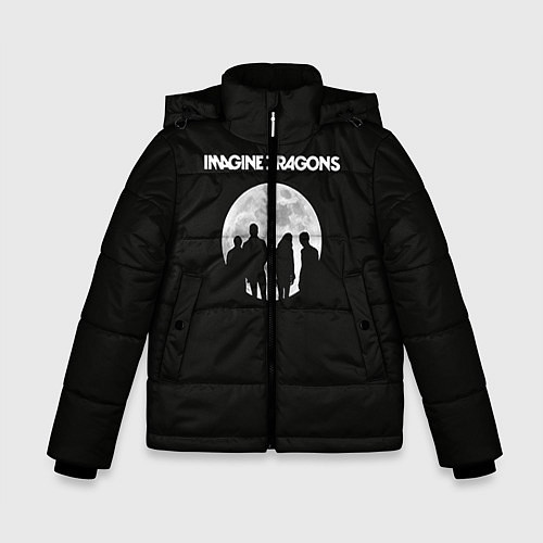 Зимняя куртка для мальчика Imagine Dragons: Moon / 3D-Светло-серый – фото 1