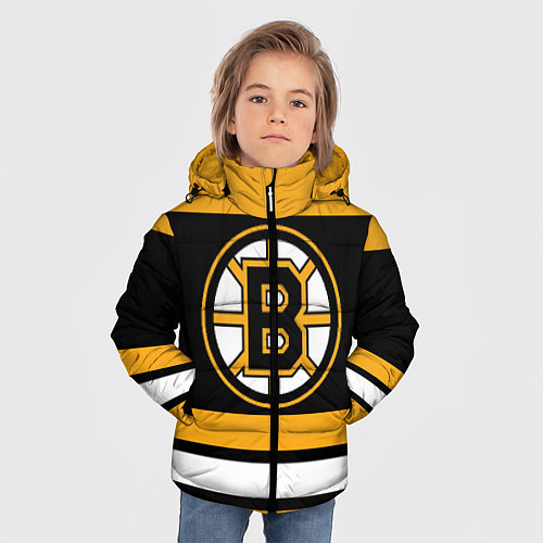 Зимняя куртка для мальчика Boston Bruins / 3D-Красный – фото 3