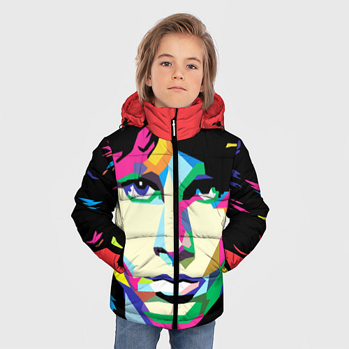 Зимняя куртка для мальчика Jim morrison / 3D-Черный – фото 3