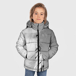 Куртка зимняя для мальчика Статуя Свободы, цвет: 3D-черный — фото 2