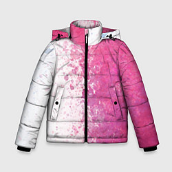 Зимняя куртка для мальчика Белый и розовый