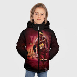 Куртка зимняя для мальчика Спорт, цвет: 3D-черный — фото 2