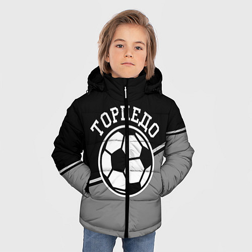 Зимняя куртка для мальчика ФК Торпедо / 3D-Черный – фото 3