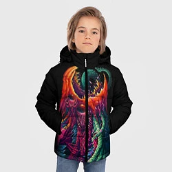 Куртка зимняя для мальчика CS:GO Hyper Beast Monster, цвет: 3D-красный — фото 2