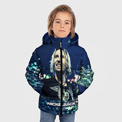 Куртка зимняя для мальчика Nickelback: Chad Kroeger, цвет: 3D-светло-серый — фото 2