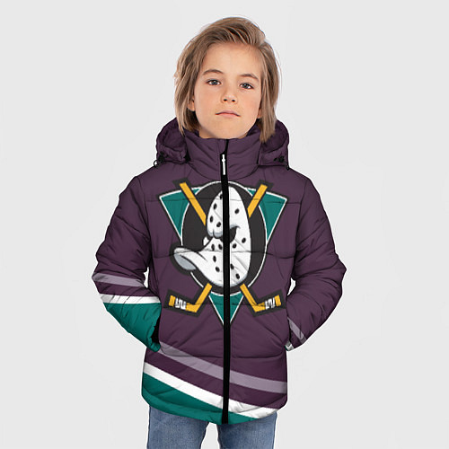 Зимняя куртка для мальчика Anaheim Ducks Selanne / 3D-Красный – фото 3