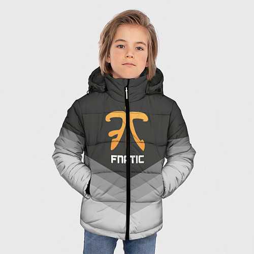 Зимняя куртка для мальчика Fnatic Uniform / 3D-Черный – фото 3