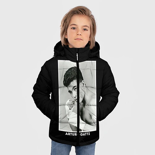 Зимняя куртка для мальчика Arturo Gatti: Photo / 3D-Черный – фото 3