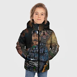 Куртка зимняя для мальчика Сталин военный, цвет: 3D-светло-серый — фото 2