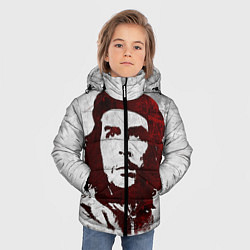 Куртка зимняя для мальчика Че Гевара, цвет: 3D-светло-серый — фото 2