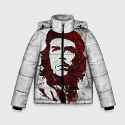 Куртка зимняя для мальчика Че Гевара, цвет: 3D-красный