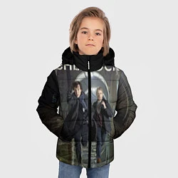Куртка зимняя для мальчика Sherlock Break, цвет: 3D-черный — фото 2