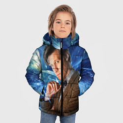 Куртка зимняя для мальчика 11th Doctor Who, цвет: 3D-черный — фото 2