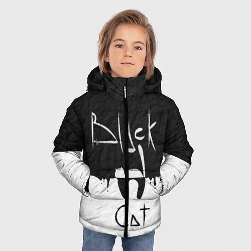 Зимняя куртка для мальчика Black cat / 3D-Черный – фото 3