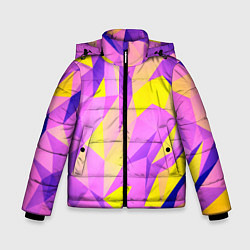 Куртка зимняя для мальчика Texture, цвет: 3D-черный
