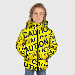 Куртка зимняя для мальчика Caution, цвет: 3D-светло-серый — фото 2