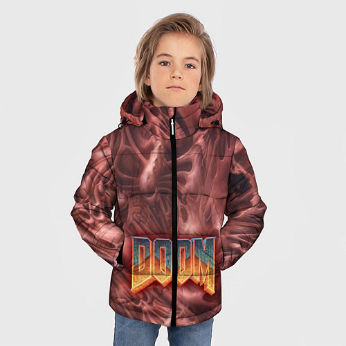 Зимняя куртка для мальчика DOOM Classic / 3D-Черный – фото 3