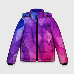 Куртка зимняя для мальчика Абстракция, цвет: 3D-красный
