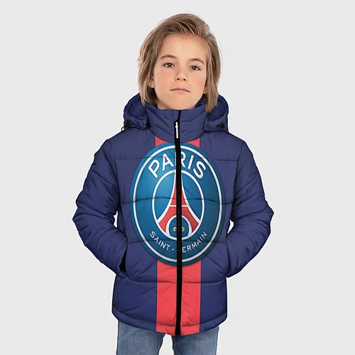 Зимняя куртка для мальчика Paris Saint-German / 3D-Черный – фото 3