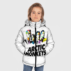 Куртка зимняя для мальчика Arctic Monkeys: Music Wave, цвет: 3D-светло-серый — фото 2